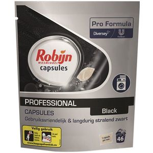 Robijn Black Wasmiddel Capsules Pro Formula - 1 zak van 46 capsules