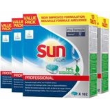 Sun Pro Formula All-in-1 Vaatwastabletten  voordeelverpakking 4 x102 st