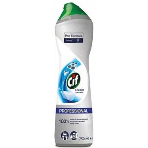 Cif Professional - Schuurcrème - 8x750ml - Voor Keukens en Badkamers