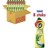 Cif - Schuurmiddel - Citroen - 750ml - 8 Stuks