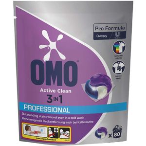 OMO - Wasmiddel Capsules - Active Clean - 80 Stuks