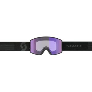 Scott React LS skibril - fotochroom (meekleurend S2-4) met extra S1 lens - zwart