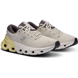 ON, Cloudflyer 5 - Dames - Grijs/Groen Hardloopschoenen
