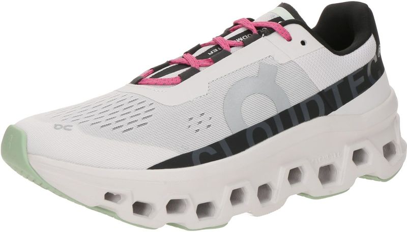 On Running - Cloudmonster - Hardloopschoen - Frost Black - Gerecycled Materiaal