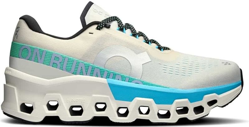 On - Cloudmonster 2 - Hardloopschoenen - Zwart - Helion™ Dempingsmateriaal