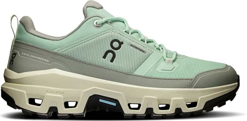 On Running - Cloudrock Low WP - Wandelschoenen - Grijs - Nylon - Ademend