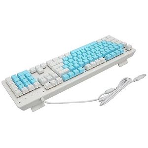 Bedraad Toetsenbord, 104 Toetsen, Snelle Respons, Gamingtoetsenbord met Kabel van 1,20 M, Bekabelde USB-aansluiting voor Desktoplaptop (#2)