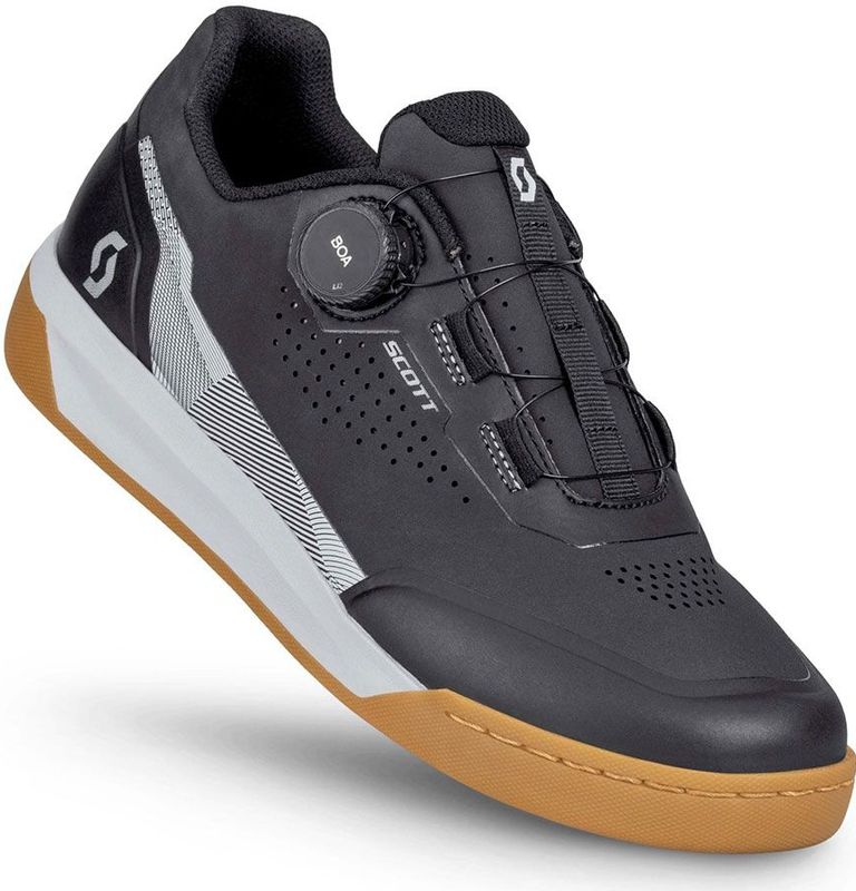 Scott - Volt Evo Flat Boa - Heren Platte Pedaalschoenen - Zwart Wit