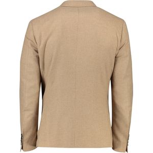 Strellson - Slim Fit Colbert - Lichtbruin - Polyester/Wol/Mix