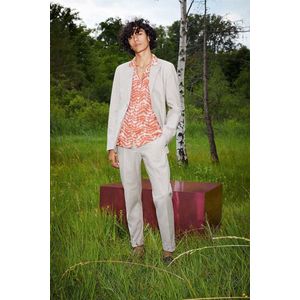 Strellson - Colbert - Beige - Katoen/Wol/Viscose/Linnen/Elastaan