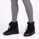 InuiKii - Classic - Veterboots - Zwart - Suède - Handgemaakt