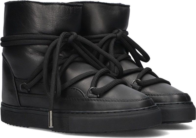 INUIKII - Snowboots - Zwart - Gevoerd - Vetering met 3 gaten