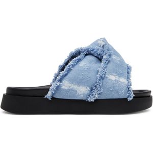 Inuikii - Jupiter Slipper - Blauw - Leer