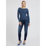 GUESS - Curve X - Jeans - Blauw Denim - Skinny - Mid Waist
