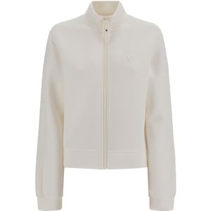 Sweater - Zwart - Met Logostreep - Hoge Col - Lange Mouwen - Regular Fit