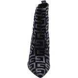 Guess - Dafina - Veterboots - Zwart - Velour en Leatherlook - Rubber Zool