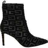 Guess - Dafina - Veterboots - Zwart - Velour en Leatherlook - Rubber Zool
