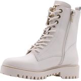 Guess - Dames Veterboot - Off White - Leer