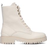 Guess - Dames Veterboot - Off White - Leer