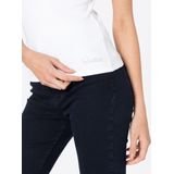 Imprimétop - Blauw Wit - Gemengde Viscose - Korte Mouwen - Slim Fit