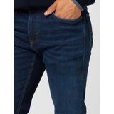 Stretchbroeken - Navy - Denim/Jeans - Riemlussen - Ritssluiting