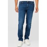 Jeans - Turquoise Aqua - Metalen Ritssluiting - Riemlussen - Steekzakken