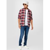 Jeans - Turquoise Aqua - Metalen Ritssluiting - Riemlussen - Steekzakken