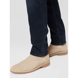 Stretchbroeken - Navy - Denim - Riemlussen - Ritssluiting