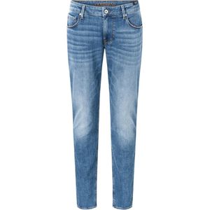 Jeans - Turquoise Aqua - Metalen Ritssluiting - Riemlussen - Studs