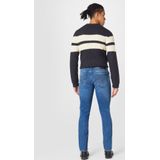 Jeans - Turquoise Aqua - Riemlussen - Steekzakken - Metalen Ritssluiting