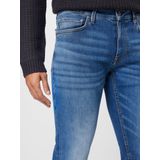 Jeans - Turquoise Aqua - Riemlussen - Steekzakken - Metalen Ritssluiting