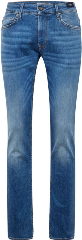 Jeans - Turquoise Aqua - Riemlussen - Steekzakken - Metalen Ritssluiting