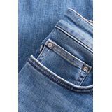 Stretchbroeken - Turquoise - Denim/Jeans - Riemlussen en Ritssluiting