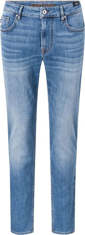 Stretchbroeken - Turquoise - Denim/Jeans - Riemlussen en Ritssluiting