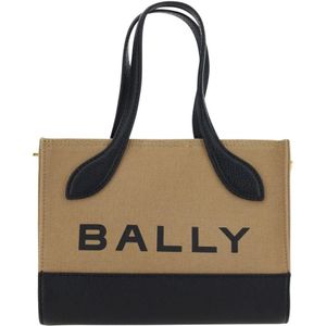 Bally, Tassen, Dames, Beige, ONE Size, Leer, Bar Keep On XS Stijlvol Model