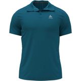 ODLO - F-Dry - Poloshirt - Blauw - 88% Gerecycled Polyester - UV-Bescherming 30+