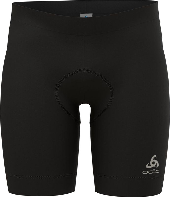 Odlo - Essential - Korte Fietstights - Zwart - Gerecycled Materiaal