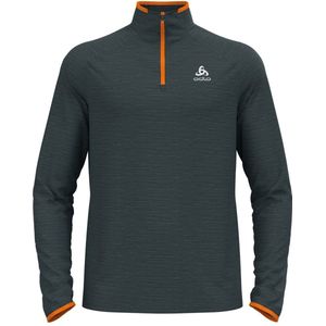 Odlo - Mid Layer 1/2 Zip Run Easy Warm - Skipully - Kleur - Materiaal