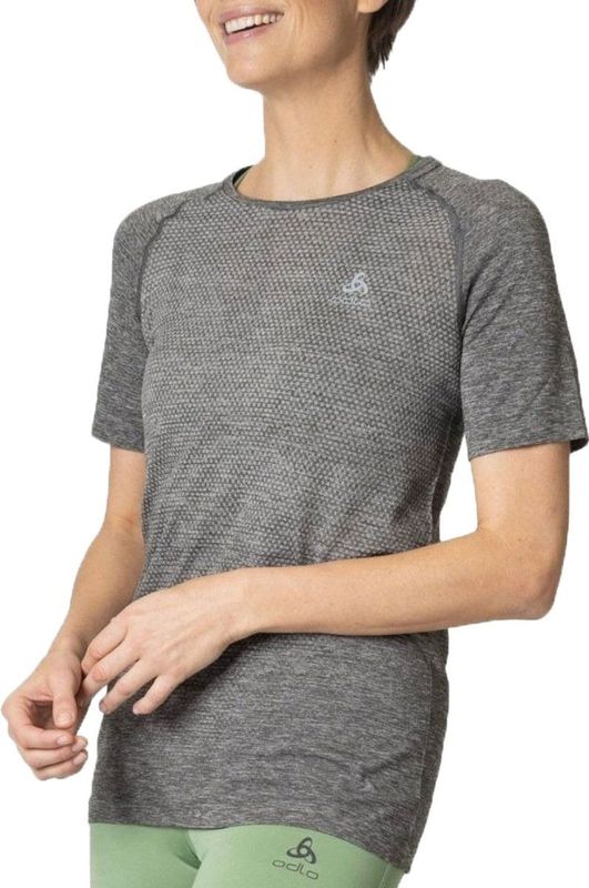 Odlo Essential Seamless Crew Sportshirt Vrouwen
