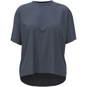 Odlo Crew Active 365 Natural T-shirt Met Korte Mouwen Blauw M Vrouw