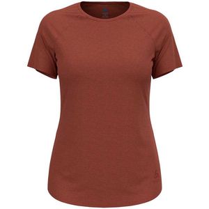 Odlo Crew Active 365 T-shirt Met Korte Mouwen Oranje XS Vrouw