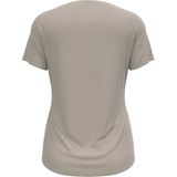 Odlo Crew Active 365 T-shirt Met Korte Mouwen Beige XS Vrouw