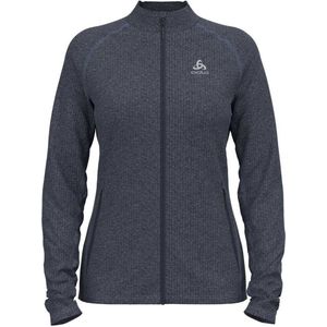 Odlo - Fli Fleece - Fleecejack - Zwart - 93% Polyester, 7% Elastaan, Zakken met Rits
