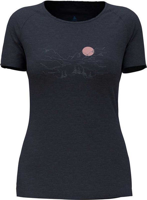 Odlo Crew Ascent Pw 130 Vall T-shirt Met Korte Mouwen