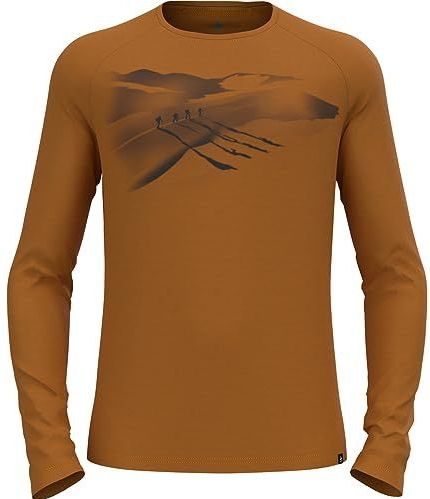 Odlo - Ascent 365 - Merino T-shirt - Lange Mouwen - 200 Gram - Temperatuurregulerend
