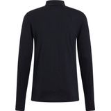 Odlo Baselayer Top Lange Mouwen Halve Rits Merino 2 ZWART