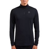 Odlo Baselayer Top Lange Mouwen Halve Rits Merino 2 ZWART