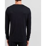 Odlo - Bl Top Crew Neck L/S - Ondershirt - Black - 100% Merinowol
