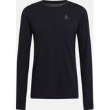 Odlo - Bl Top Crew Neck L/S - Ondershirt - Black - 100% Merinowol