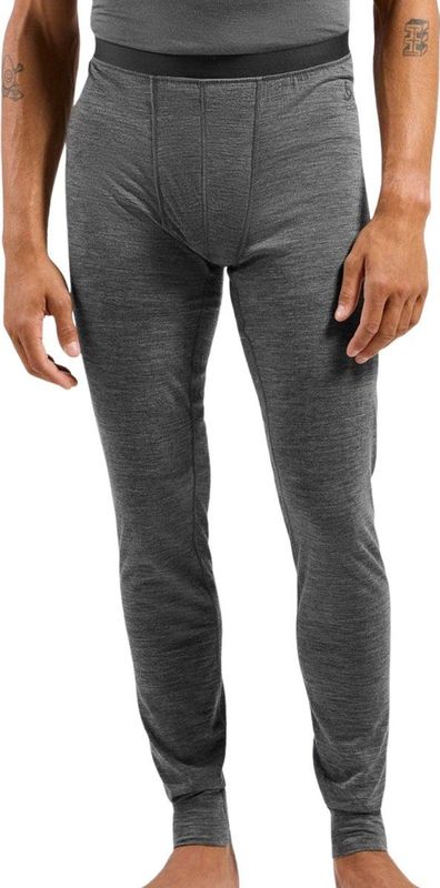 Ondergoed Odlo Men Bl Bottom Long Merino 200 Odlo Steel Grey Melange